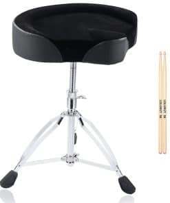LOLUNUT Drum Throne, Silla de Batería Ajustable en Altura,