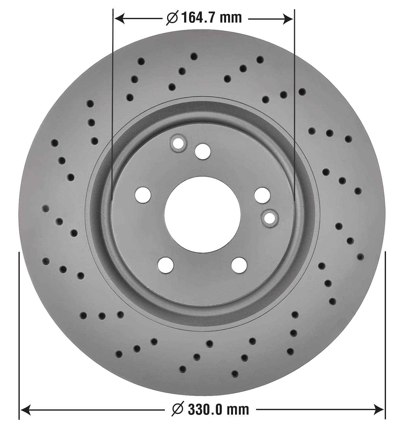 Goodyear Brakes 213182GY | Disco de Freno Delantero Premium - Imagen 3