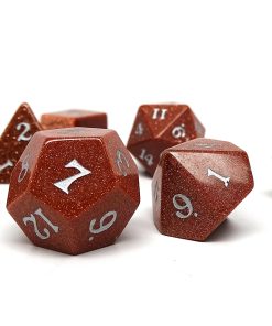 Colección de dados de piedra - Colección de -a Dorada)