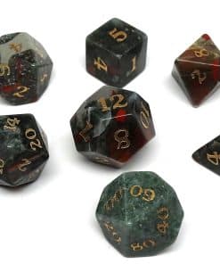 Colección de Dados de Piedra - Colección -oodstone)