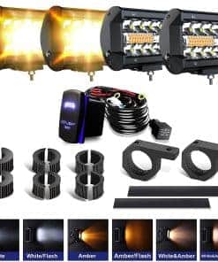 ASLONG 4 Piezas 4 pulgadas Luces de Estrobo LED, Luz de