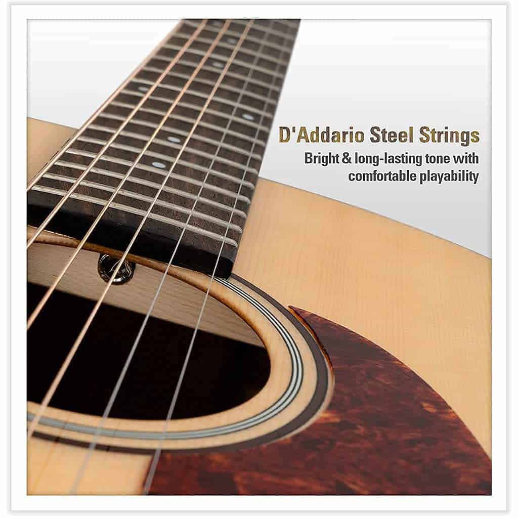 Guitarra Acústica Mini SIGMA, Tapa de Abeto Macizo, Maderas - Imagen 10