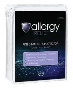 Protector de colchón ajustable de punto circular para