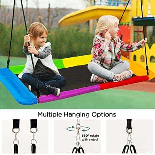 Columpio Gigante de Plataforma UBTKEY 750 lb para Niños y - Imagen 5