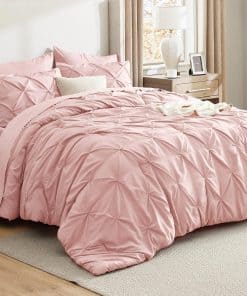 Juego de Edredón Completo Bedsure Rosado - Juego de Cama