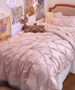 Juego de Edredón Twin Rosado para Mujer - Set de Cama Twin