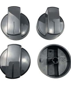 4 Pack Perilla de Rango de Gas Negro Compatible con