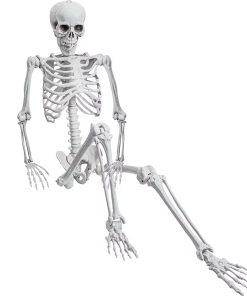 Esqueleto de Halloween de 5.4 pies/165 cm, Esqueleto de