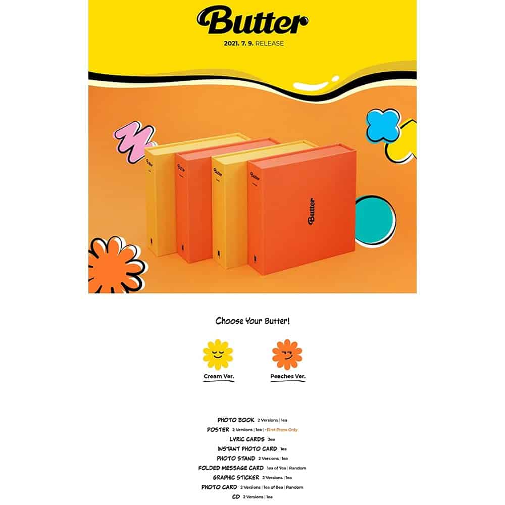 Álbum de Big Hit Entertainment BTS - Butter + Set de - Imagen 3