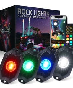 Kit de Luces LED Xprite RGBW con Control Remoto Bluetooth y