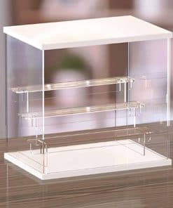 Estuche de Exhibición de Acrílico Transparente de 4 Niveles