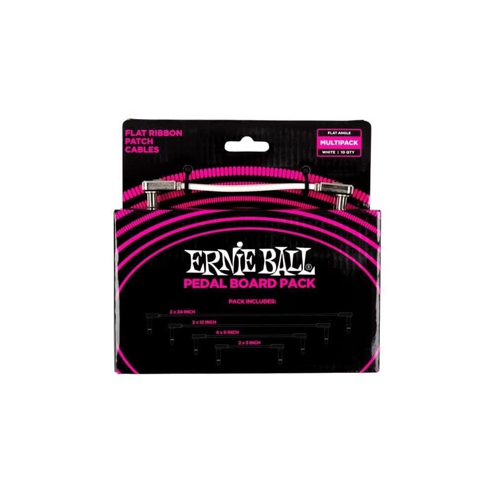 Pack Multi de Cables de Parche de Cinta Plana Ernie Ball,