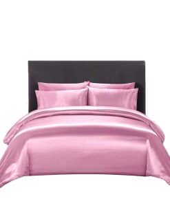 Juego de Funda Nórdica de Seda Satinada 100% Pure Silk con