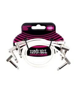 Paquete de 3 Cables de Conexión Plana Ernie Ball, 12in,