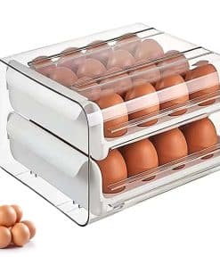 Caja de Almacenamiento de Huevos INMTIE de Polipropileno,