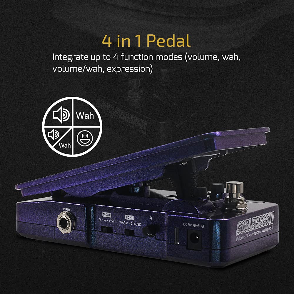 Pedal de Efectos para Guitarra HOTONE Wah Active Volume - Imagen 3