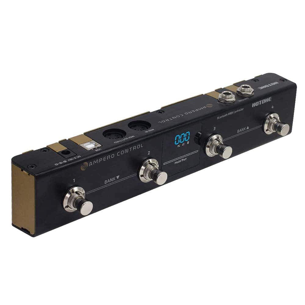 Controlador de Pedal MIDI Bluetooth HOTONE Ampero 4 Botones