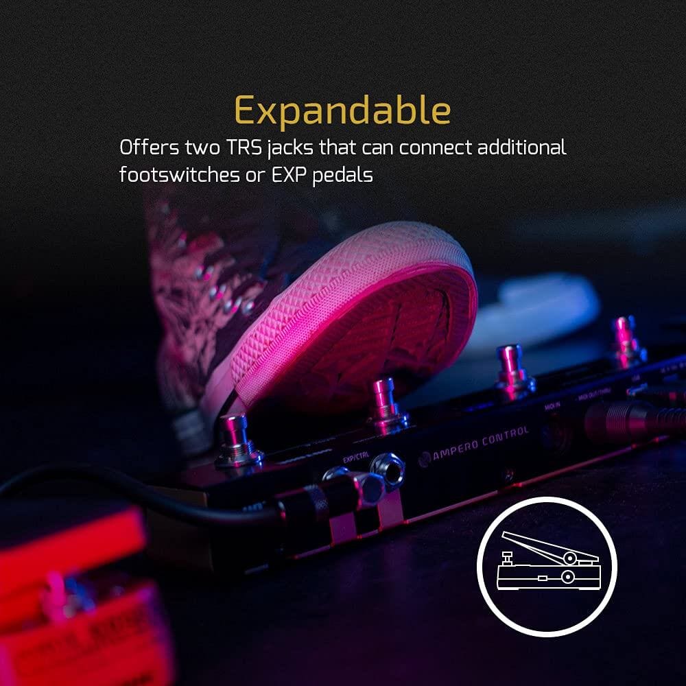 Controlador de Pedal MIDI con Bluetooth HOTONE Ampero - Imagen 6