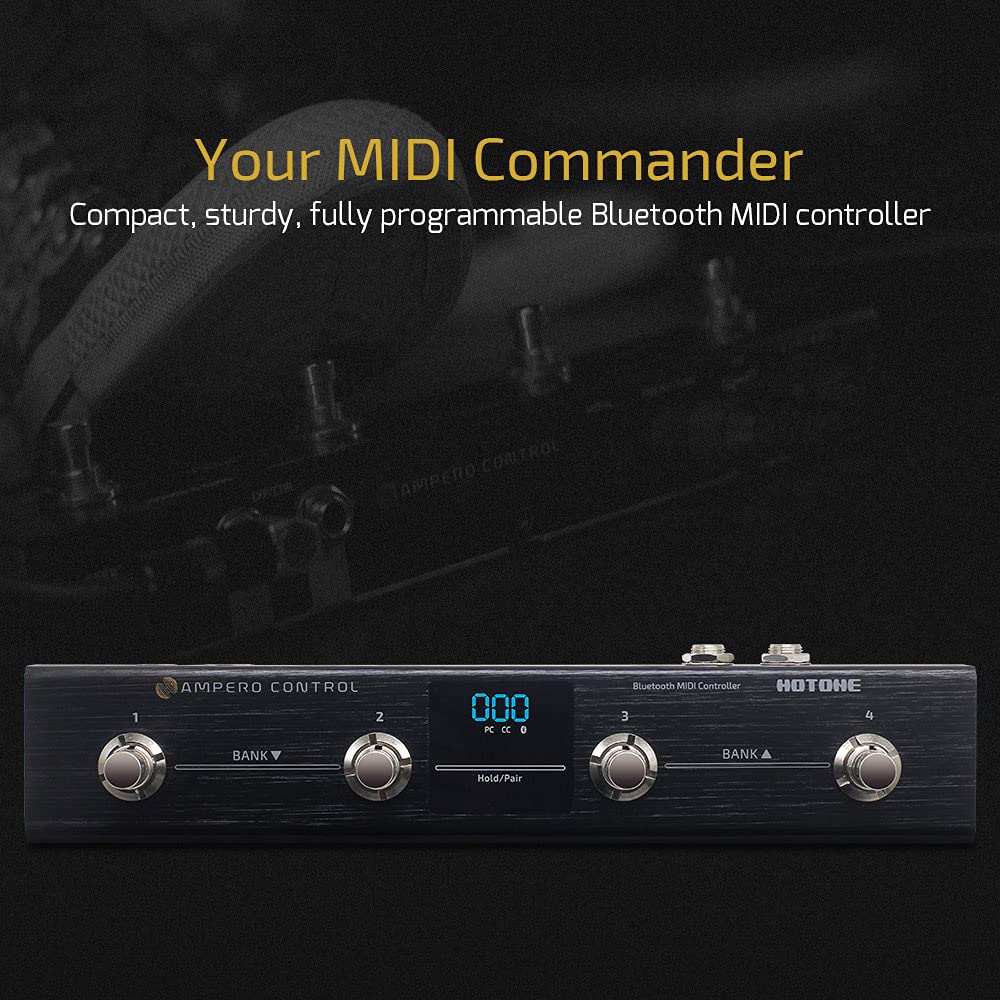 Controlador de Pedal MIDI con Bluetooth HOTONE Ampero - Imagen 3