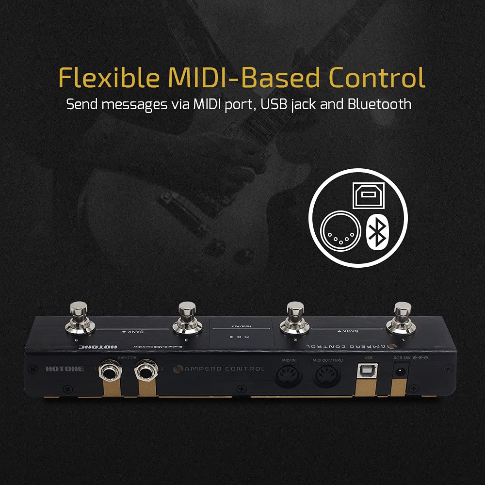 Controlador de Pedal MIDI con Bluetooth HOTONE Ampero - Imagen 4