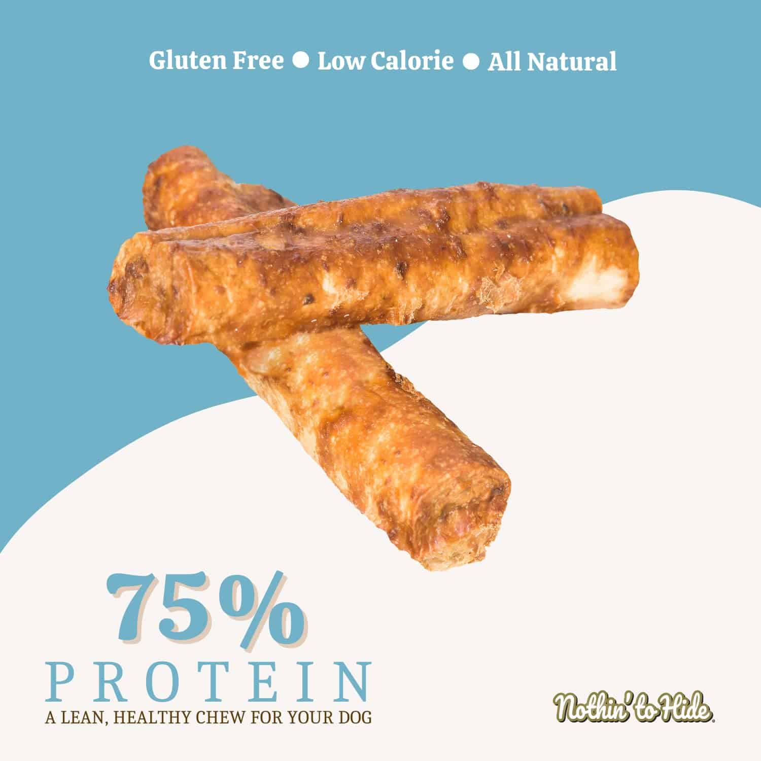 Fieldcrest Farms Nothing to Hide Twist Stix para Perros - - Imagen 5