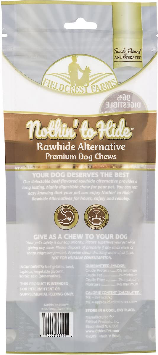 Fieldcrest Farms Nothing to Hide Twist Stix para Perros - - Imagen 9
