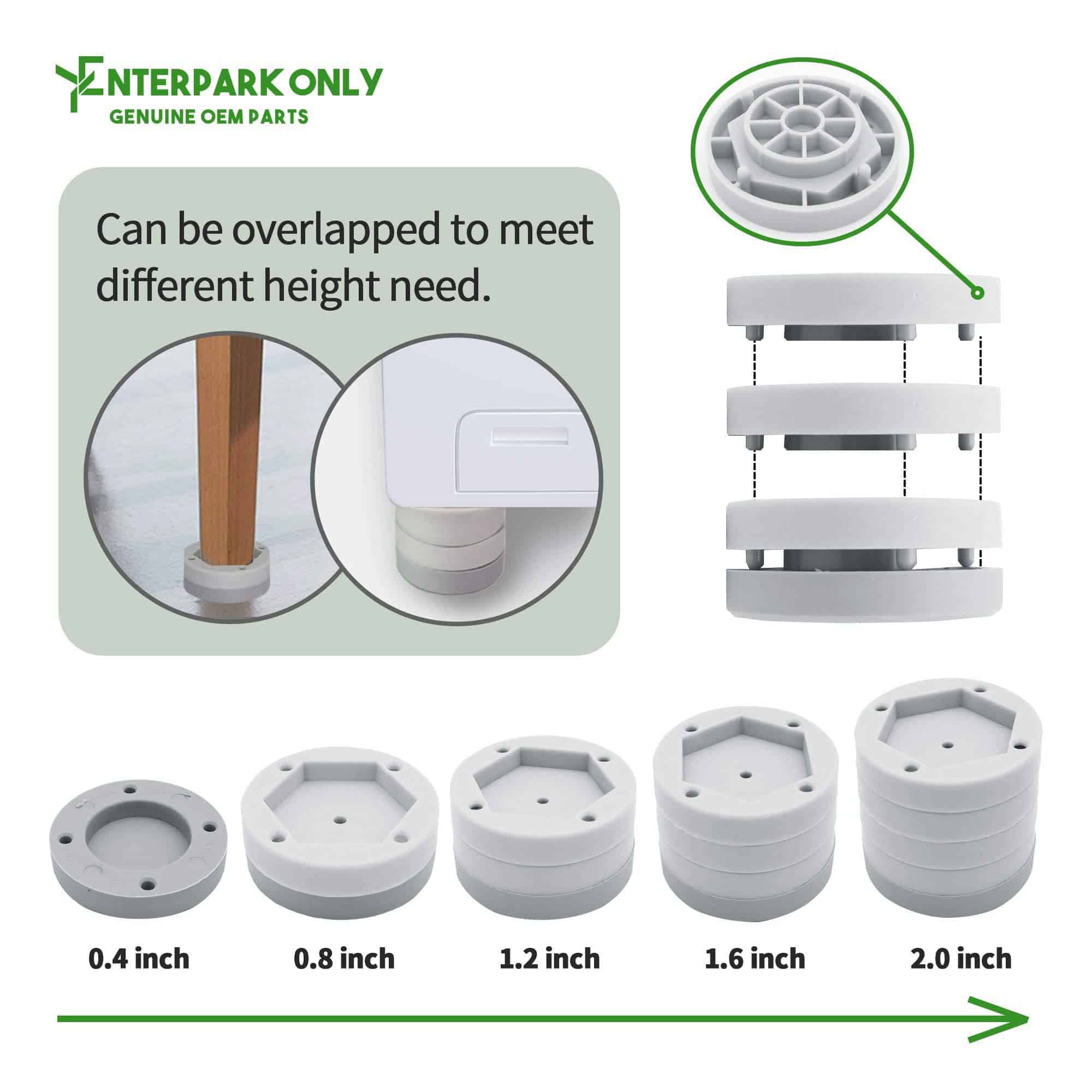 Pads Anti Vibración What's Up? para Lavadora y Pads Anti - Imagen 4