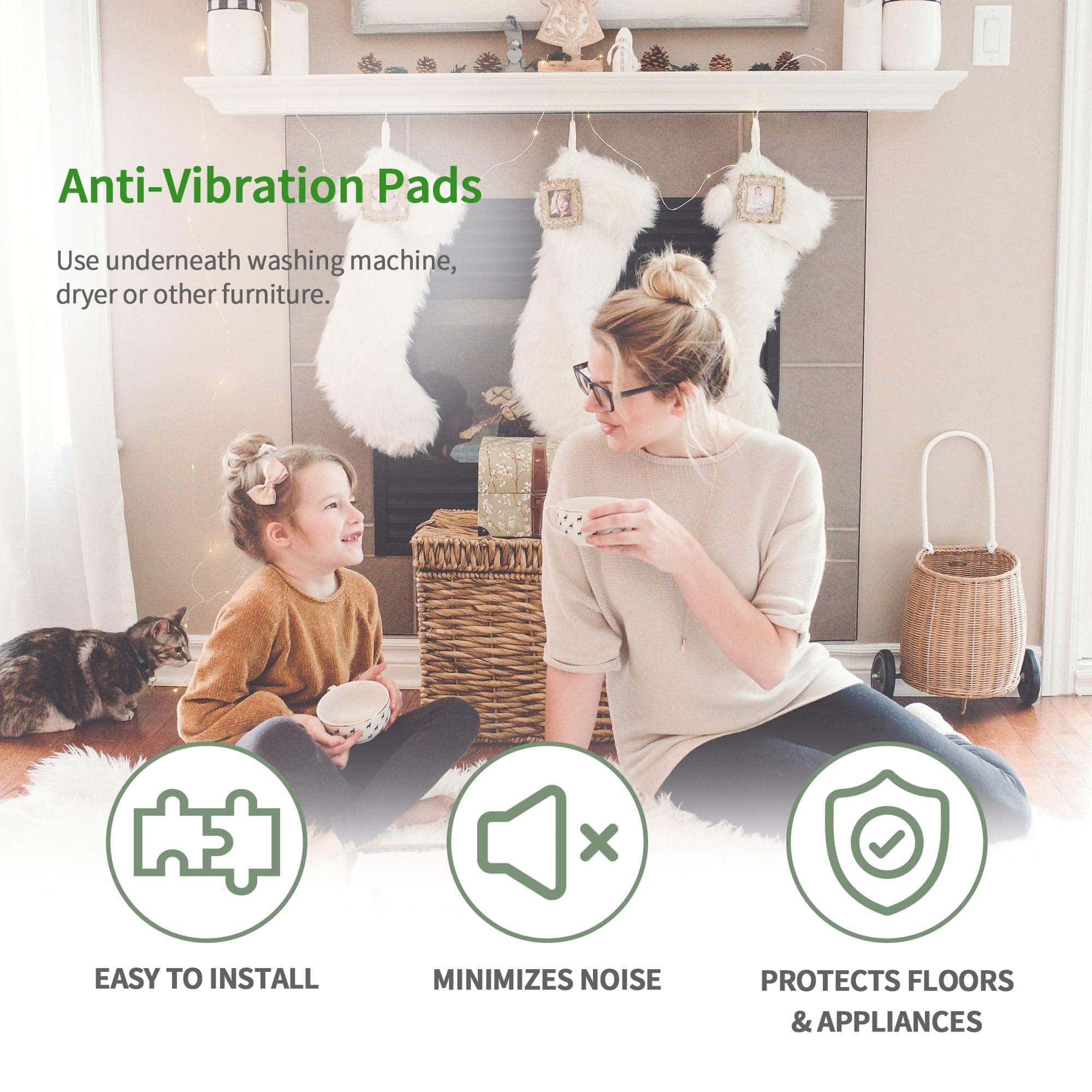 Pads Anti Vibración What's Up? para Lavadora y Pads Anti - Imagen 7