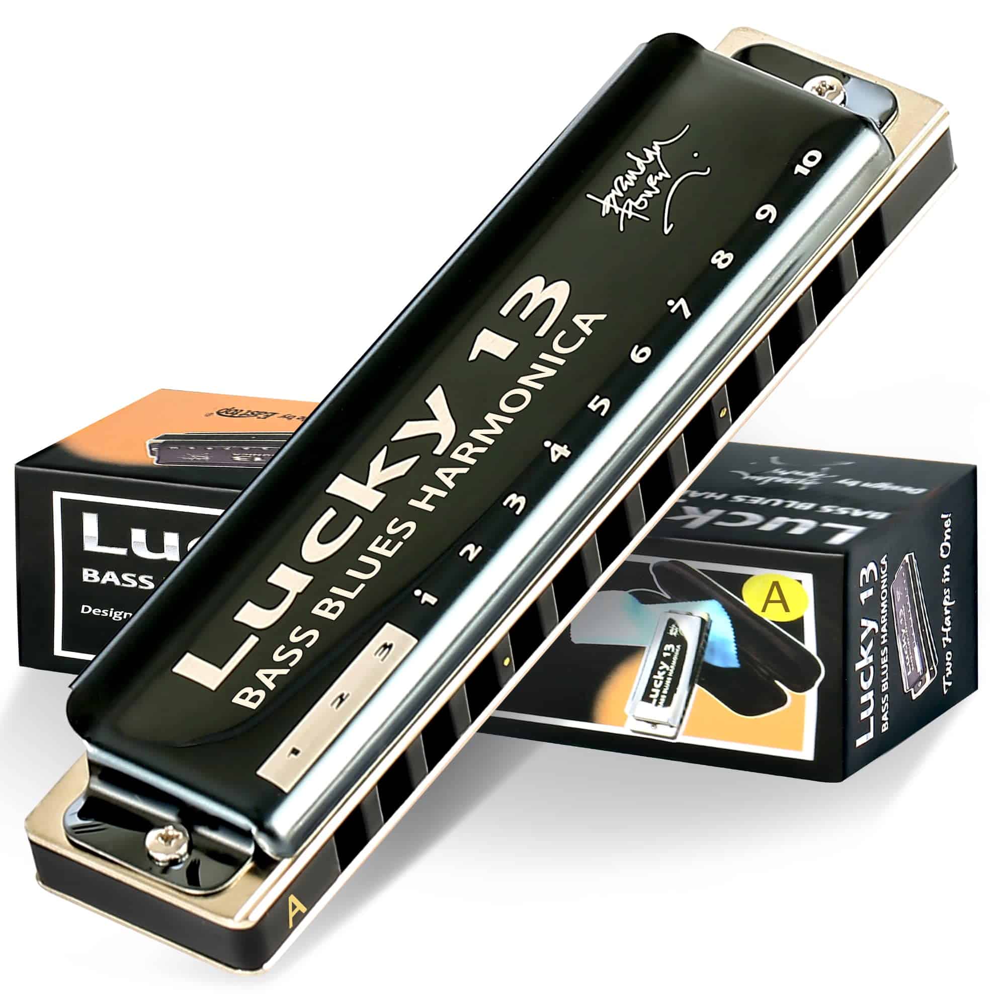Armonica Lucky 13 Bass Plus Blues de East top de 13