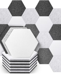 Panel Acústico Hexagonal Drydiet 18 Piezas de Aislamiento