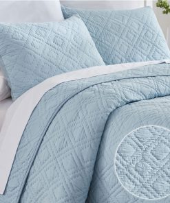 Juego de Edredón Queen Hand-Quilted California Design Den