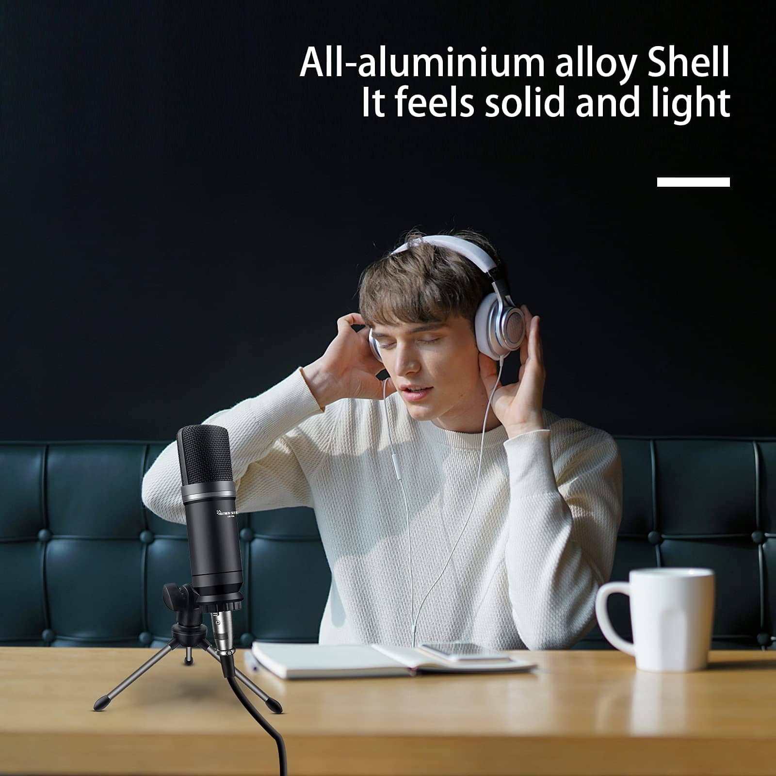 Micrófono Condensador de Estudio para Podcast Hayner-Seek - Imagen 7