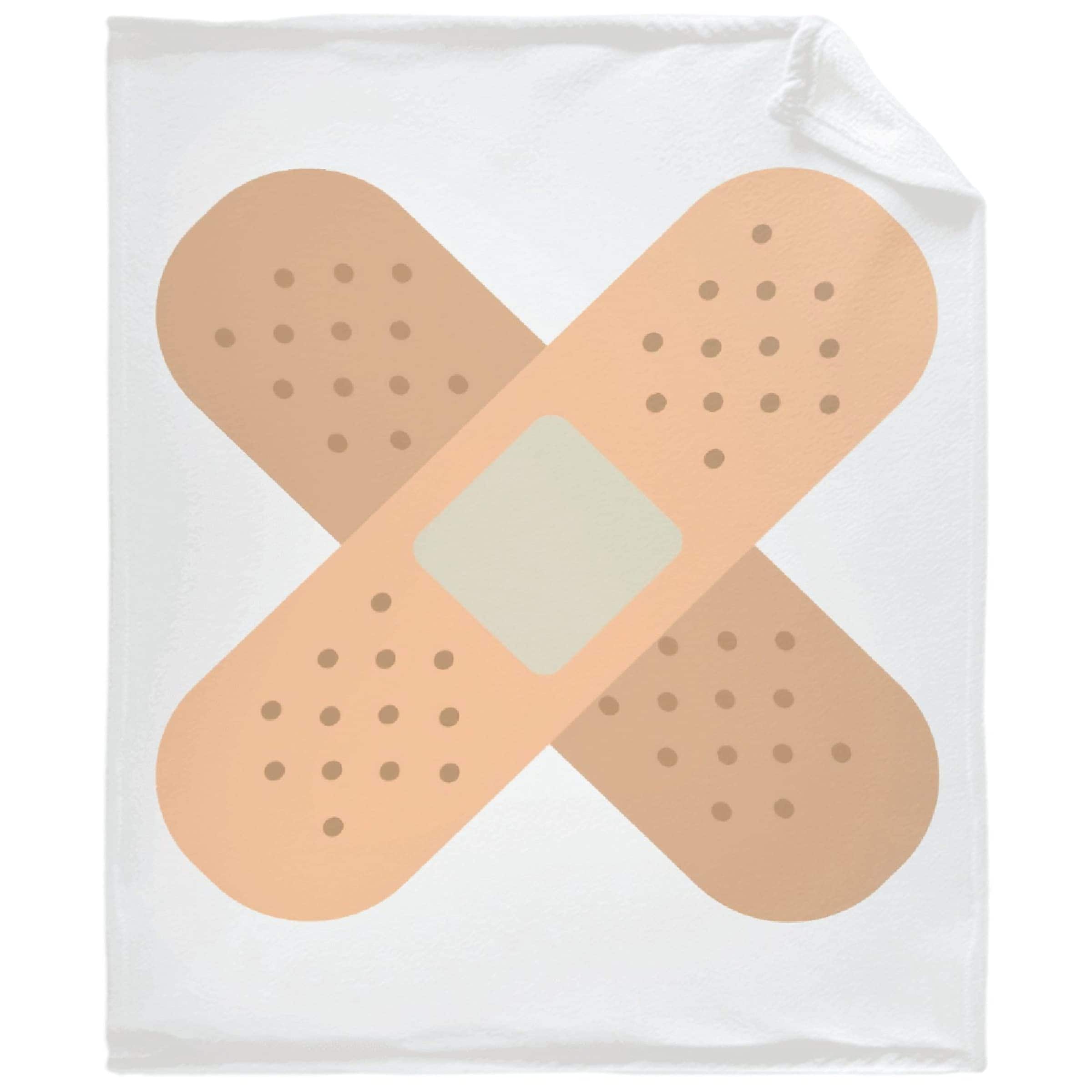 Manta de lana súper suave Todeyya Band-aid, ligera y