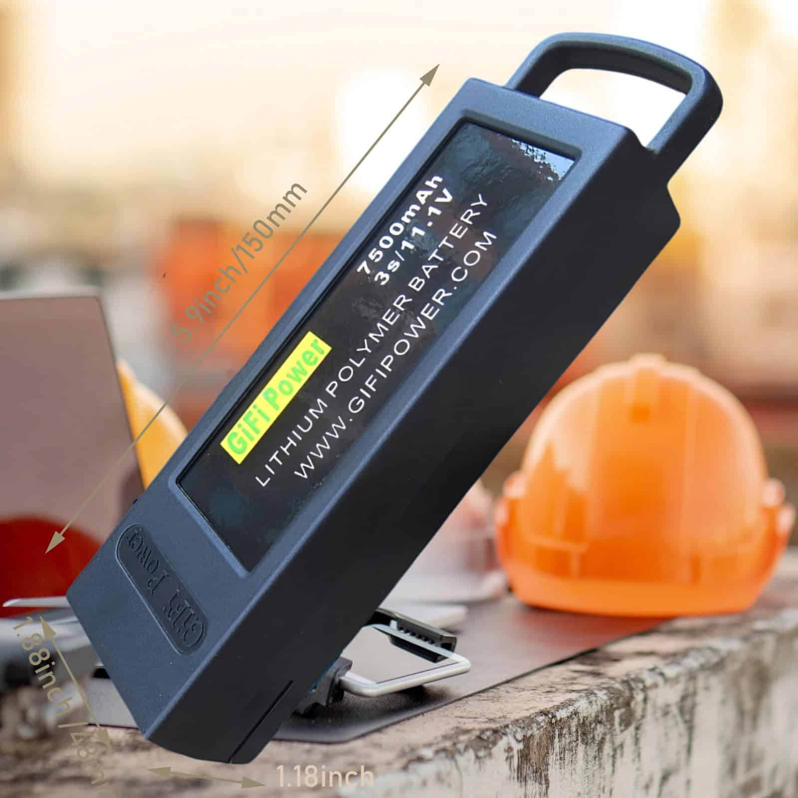 Batería de LiPo GIFI POWER-DZH 7500mAh 3S para YUNEEC Q500 - Imagen 3