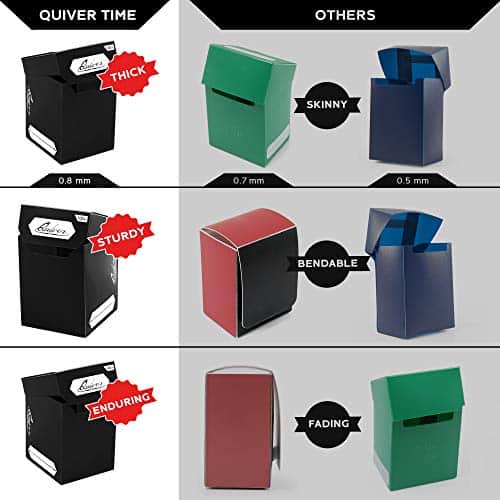 Paquete Quiver Time: 1 x Estuche para Cartas Quiver Negro + - Imagen 9