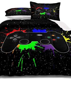 Juego de Ropa de Cama para Gaming Tamaño Queen Set de