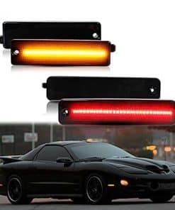 Juego de luces indicadoras laterales LED con lente ahumado