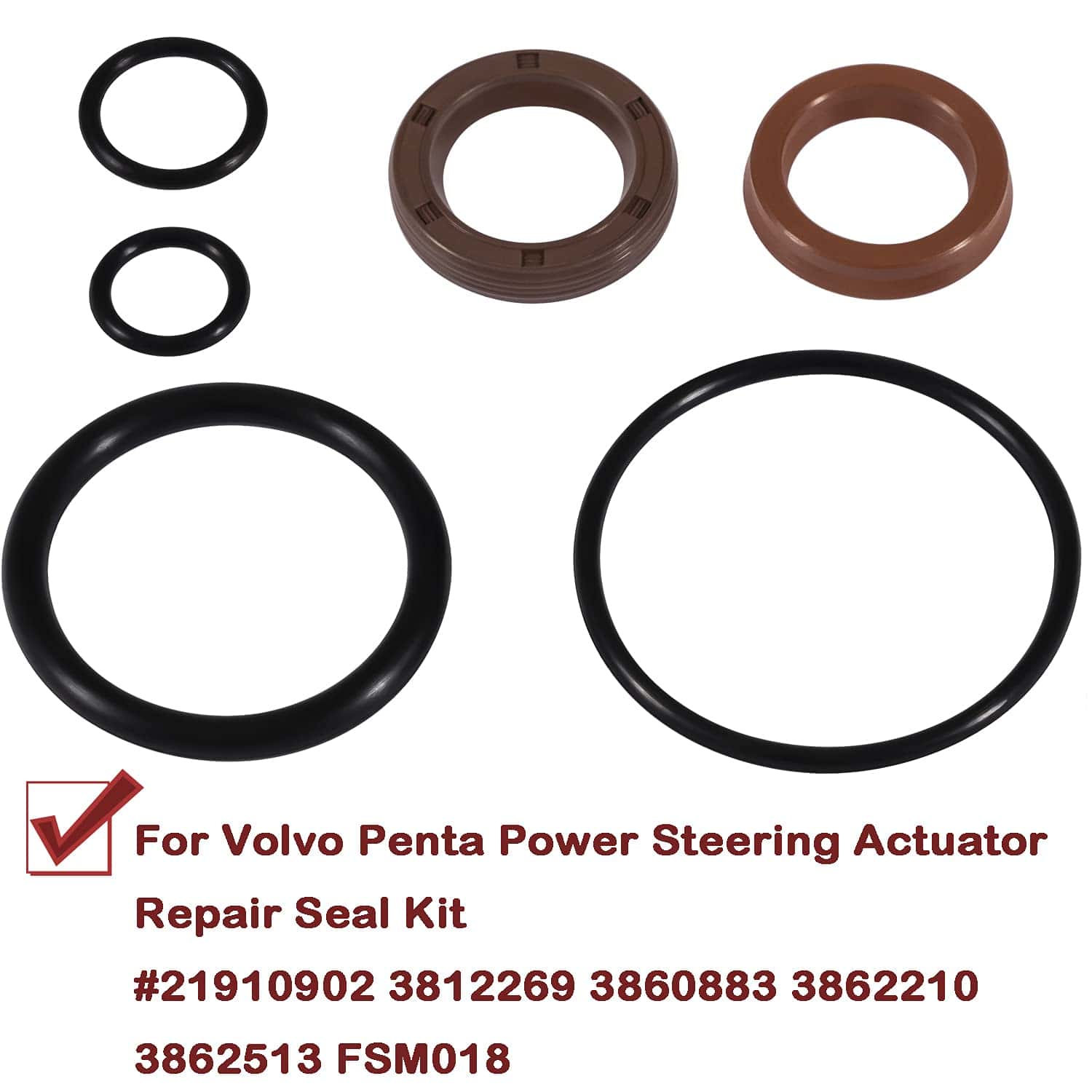 Kit de reparación de sellos para actuador de dirección - Imagen 3