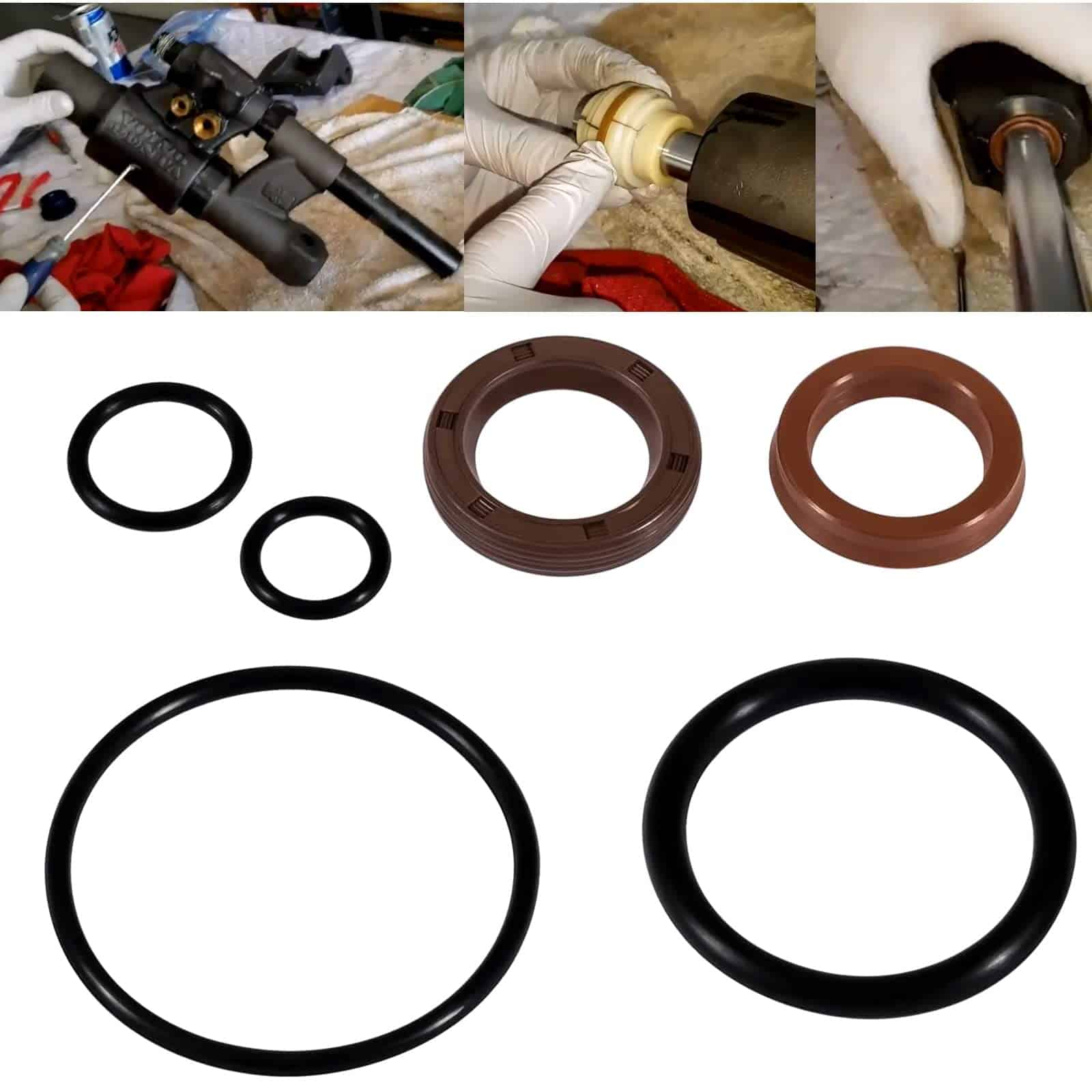 Kit de reparación de sellos para actuador de dirección