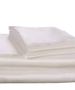 Juego de Sábanas de Seda Pura Satén Bedify 4 piezas, Sábana