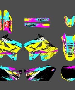 Kit de Calcomanías Personalizadas para Motocross Compatible