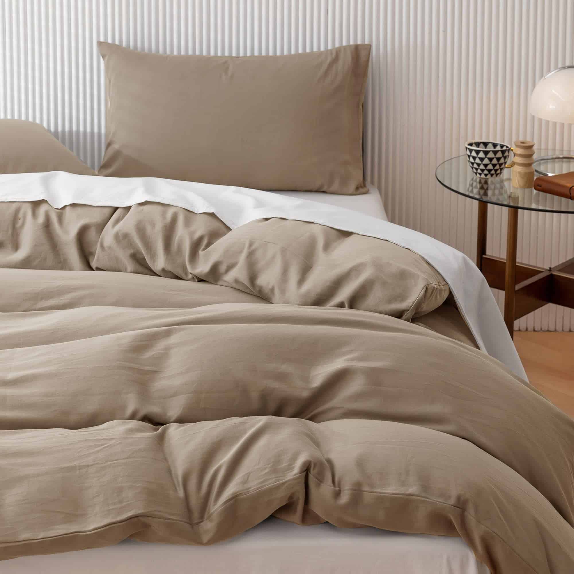 Juego de Funda nórdica de algodón extra largo de alta - Imagen 8