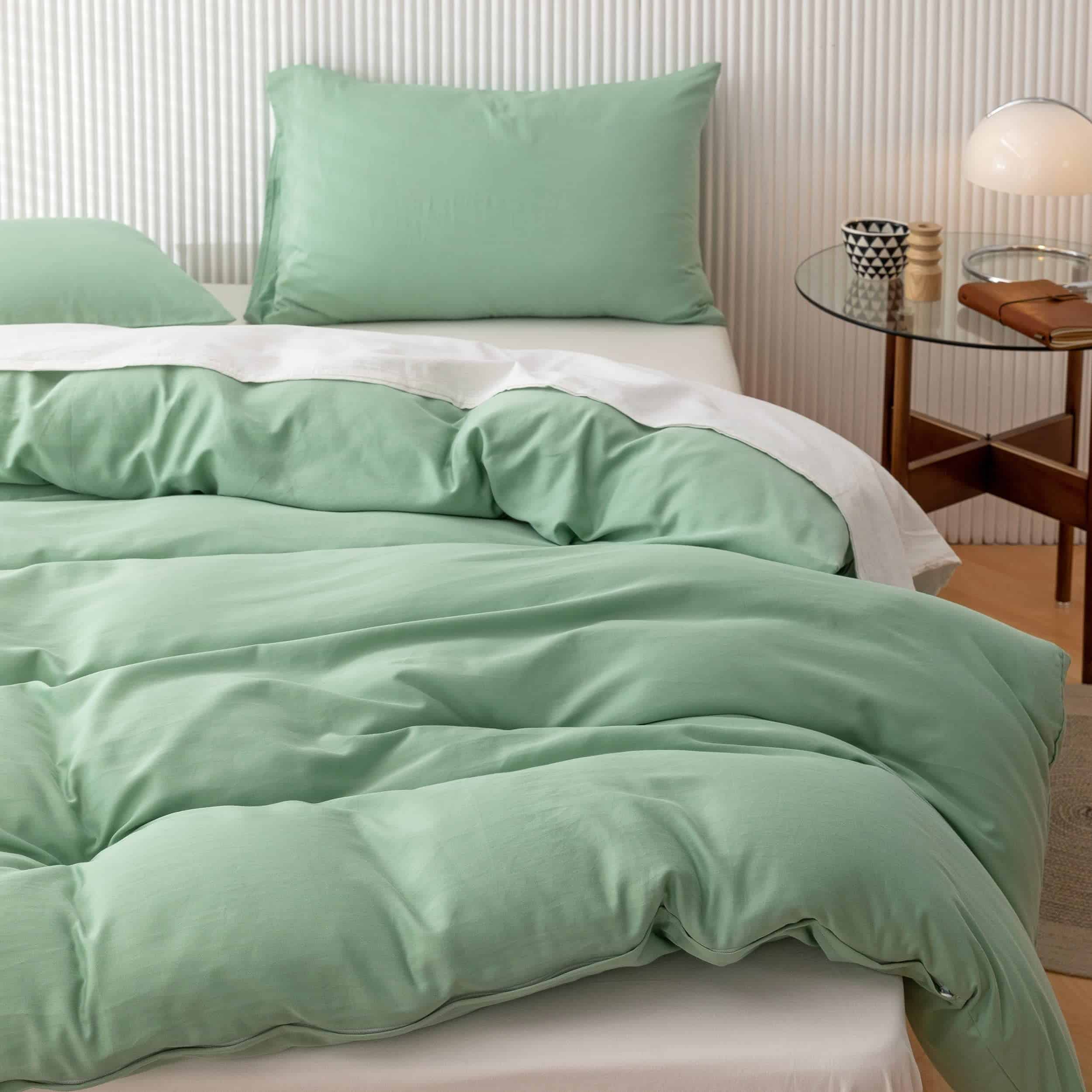 Juego de Funda de Edredón Queen HeimenAogo de Algodón - Imagen 8