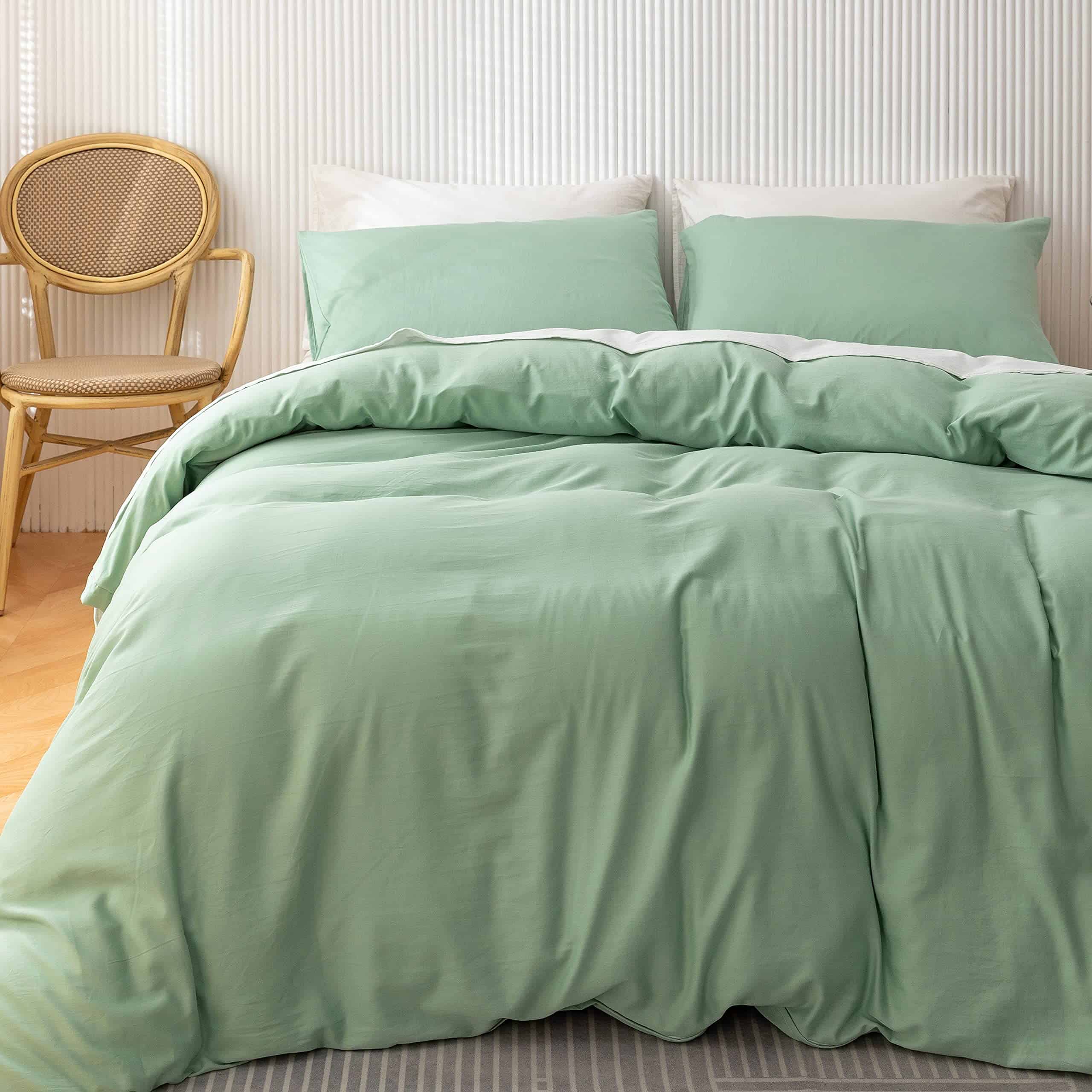 Juego de Funda de Edredón Queen HeimenAogo de Algodón