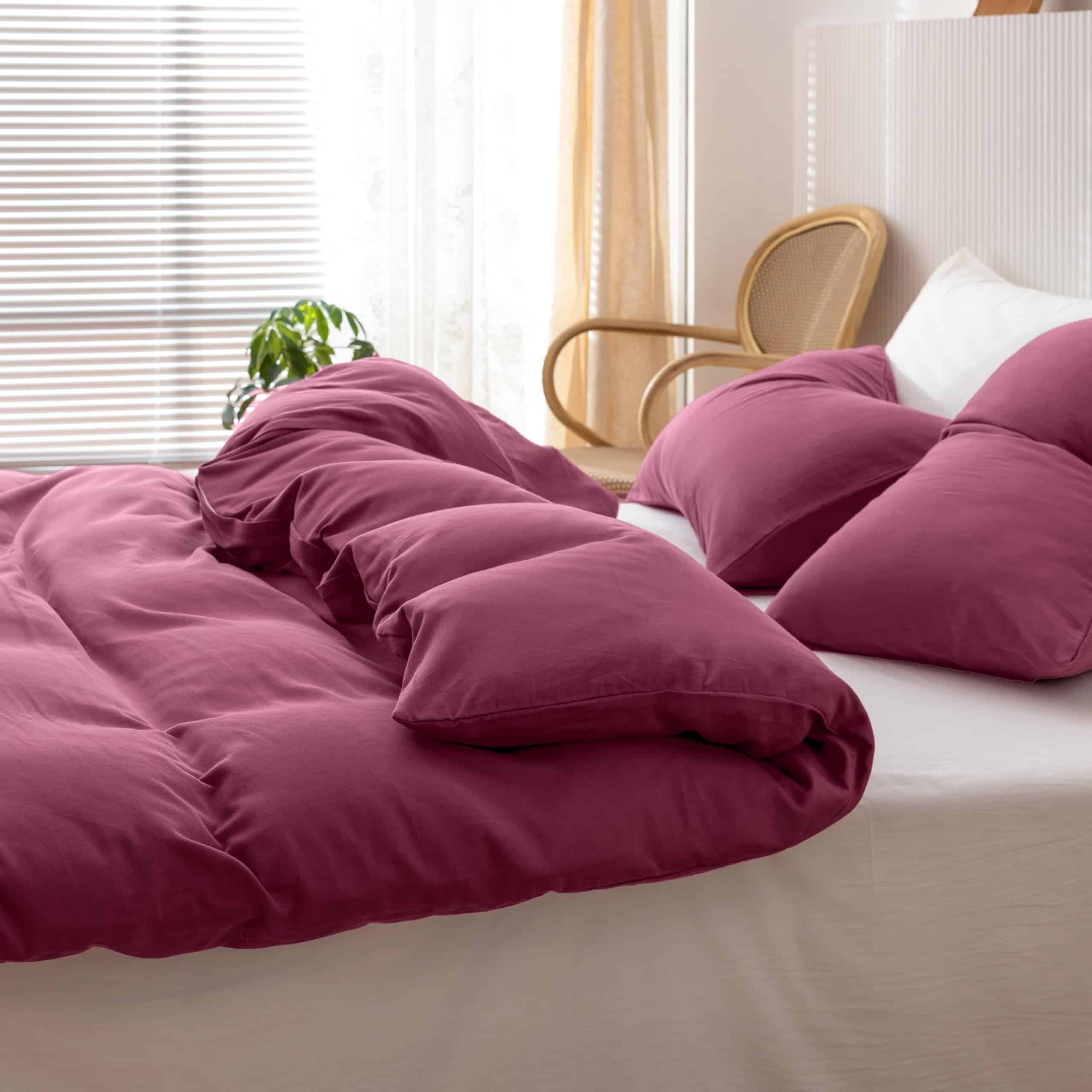 Juego de Funda de Edredón Extra-Largo de Algodón de Fibra - Imagen 9