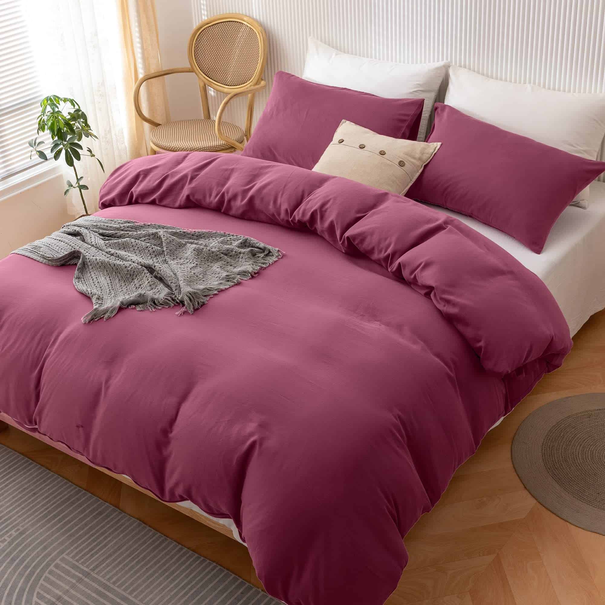 Juego de Funda de Edredón Extra-Largo de Algodón de Fibra - Imagen 6