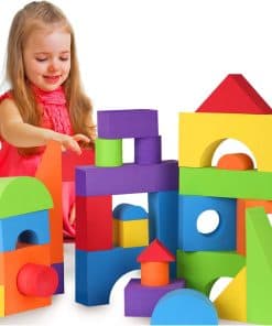 LOLO TOYS Juego de Bloques de Espuma Grandes para Niños