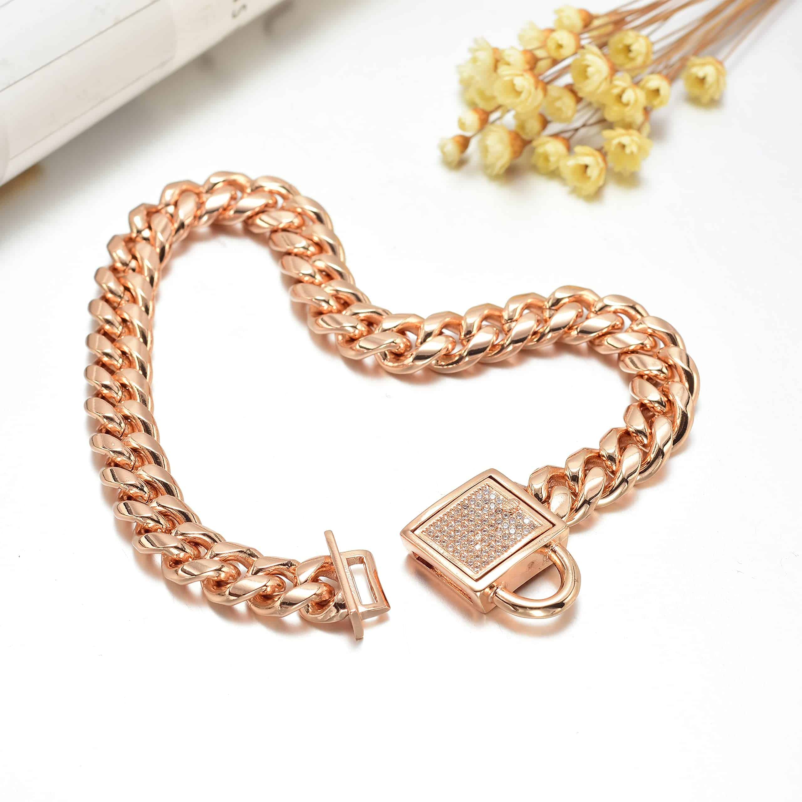 Collares de Cadena de Oro para Perros con Hebilla de - Imagen 8