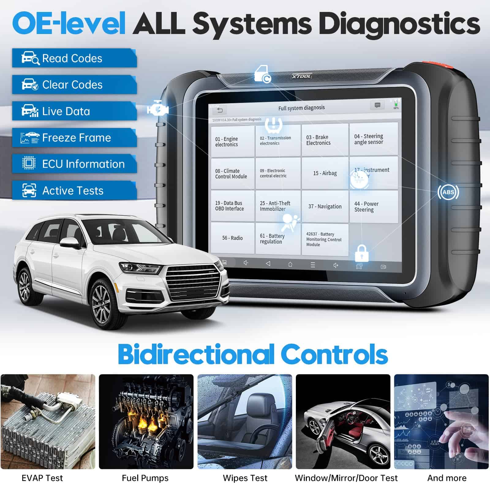 XTOOL D8S Escáner Bidireccional 2024 Versión Actualizada de - Imagen 6