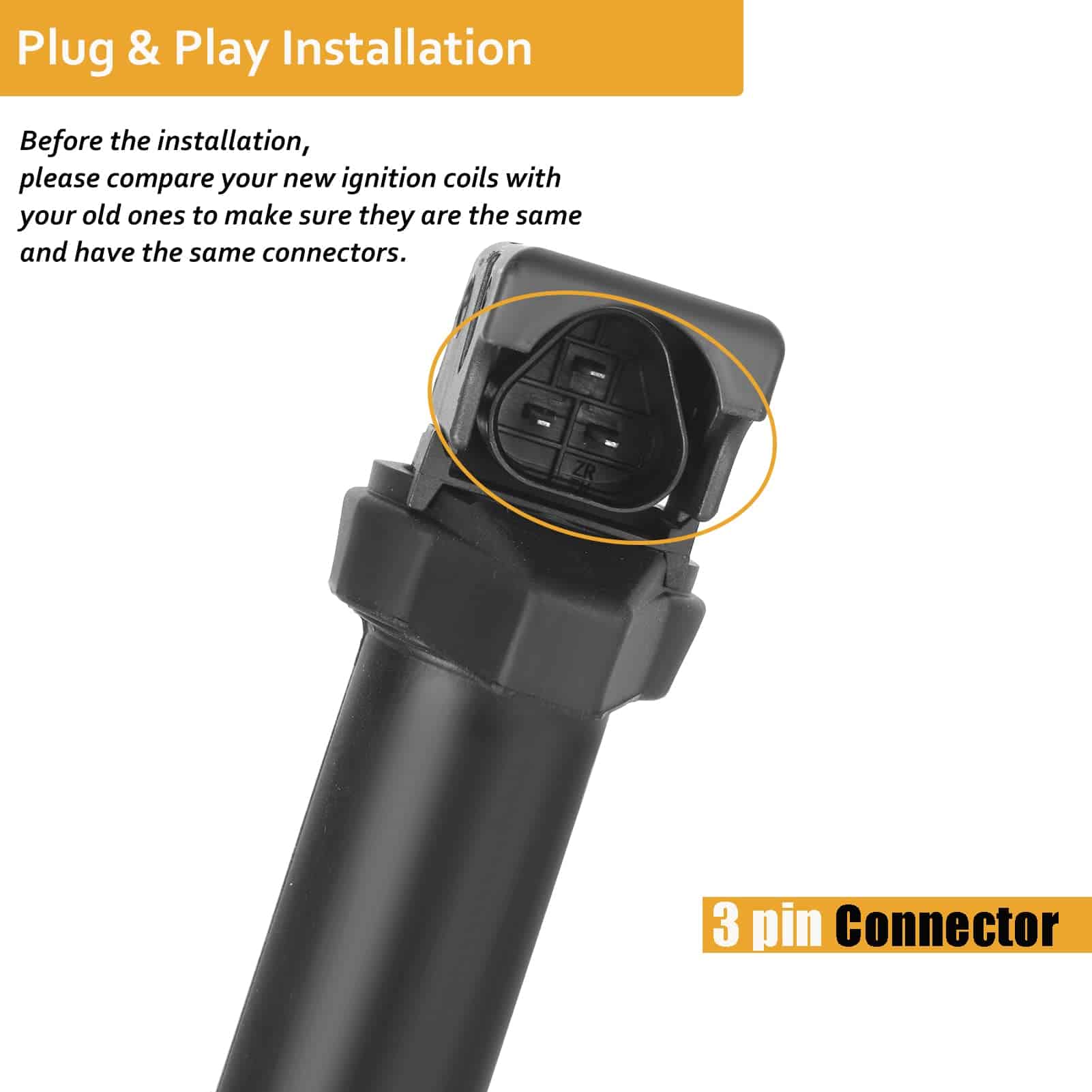 Paquete de bobinas de encendido compatible con BMW 325i - Imagen 6
